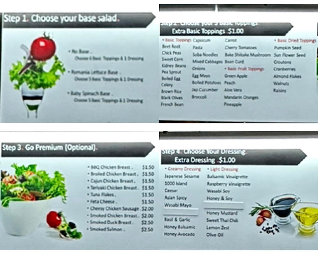 Salad Co.Sg Menu - Sep 2024